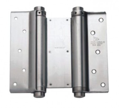 Stainless steel spring action double hinges