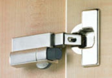 Clip-on silent close door buffer