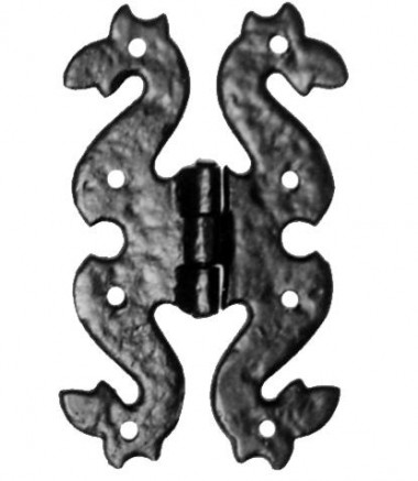 Black antique hinges (pairs)