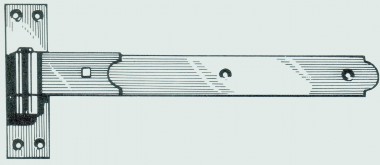 Hooks and bands BZP - straight