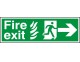 Fire exit signs (public buildings/NHS) 150 x 450mm - Click to Zoom