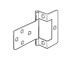 Single cranked hinges (10 pairs) - 2 finishes - Click to Zoom