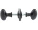33251 Oval Mortice/Rim Knob Set - Click to Zoom