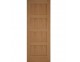 Oak Contemporary 4 Panel 44mm FD30 - Click to Zoom
